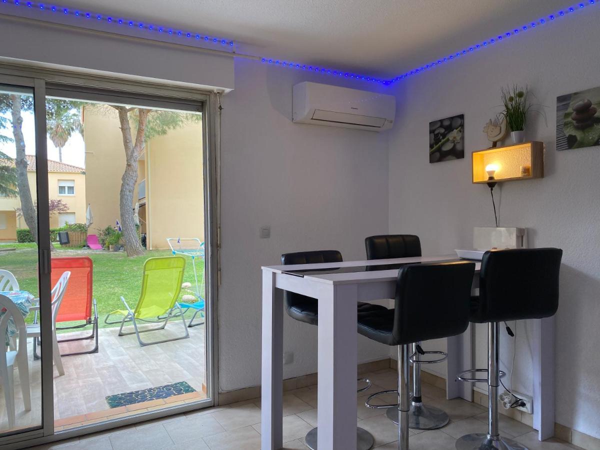 T2 Rdc A Canet En Roussillon Europa 4 Pers ,Piscine,Clim, Tennis, Parking ภายนอก รูปภาพ