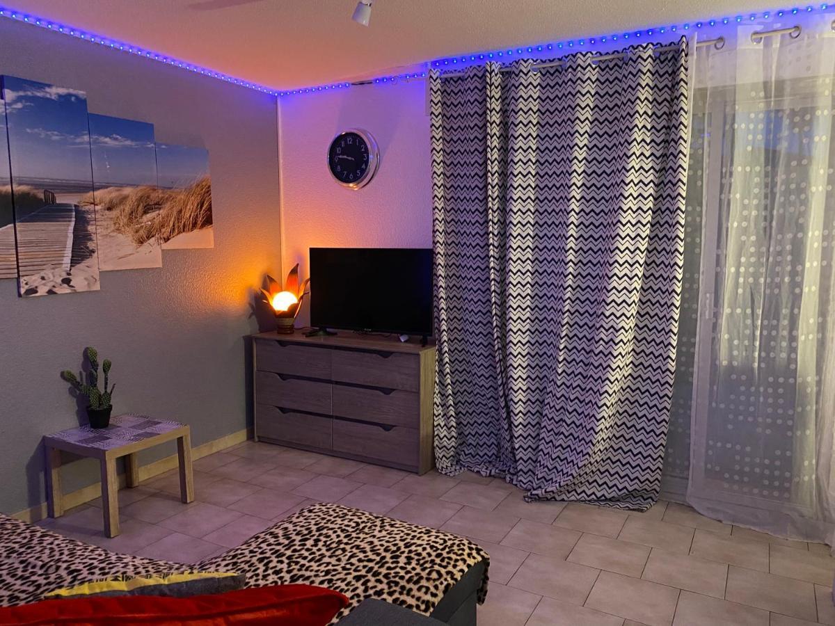 T2 Rdc A Canet En Roussillon Europa 4 Pers ,Piscine,Clim, Tennis, Parking ภายนอก รูปภาพ