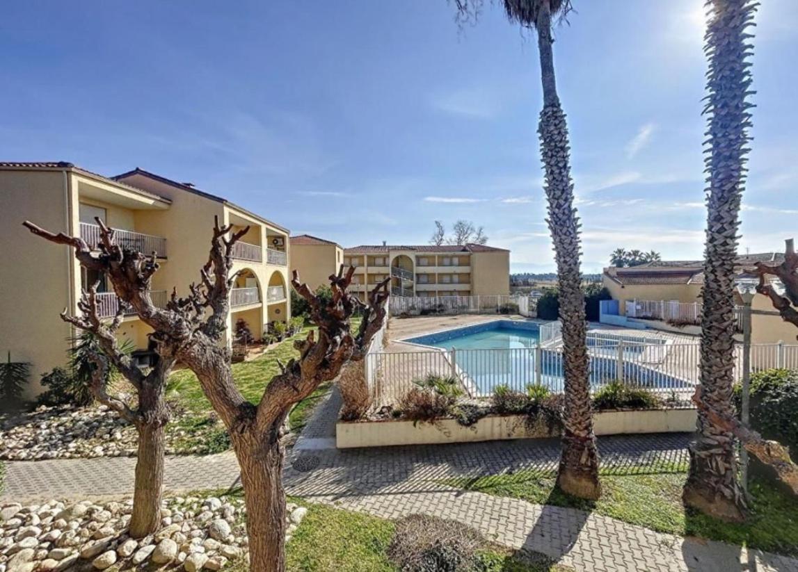 T2 Rdc A Canet En Roussillon Europa 4 Pers ,Piscine,Clim, Tennis, Parking ภายนอก รูปภาพ